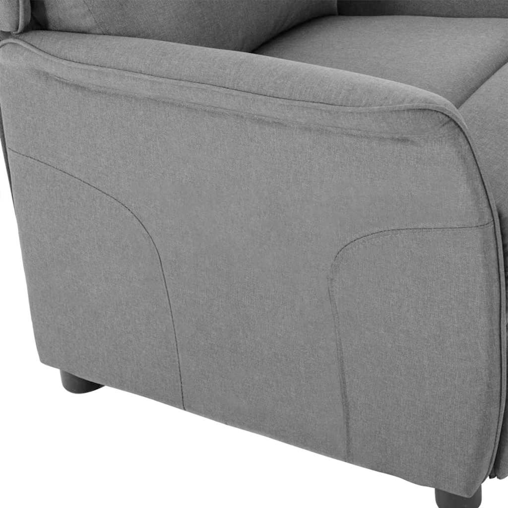 Fauteuil inclinable Gris clair 67.5 x 93.5 x 101.5 cm tissu