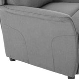 Fauteuil inclinable Gris clair 67.5 x 93.5 x 101.5 cm tissu