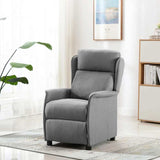Fauteuil inclinable Gris clair 67.5 x 93.5 x 101.5 cm tissu