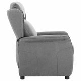 Fauteuil inclinable Gris clair 67.5 x 93.5 x 101.5 cm tissu