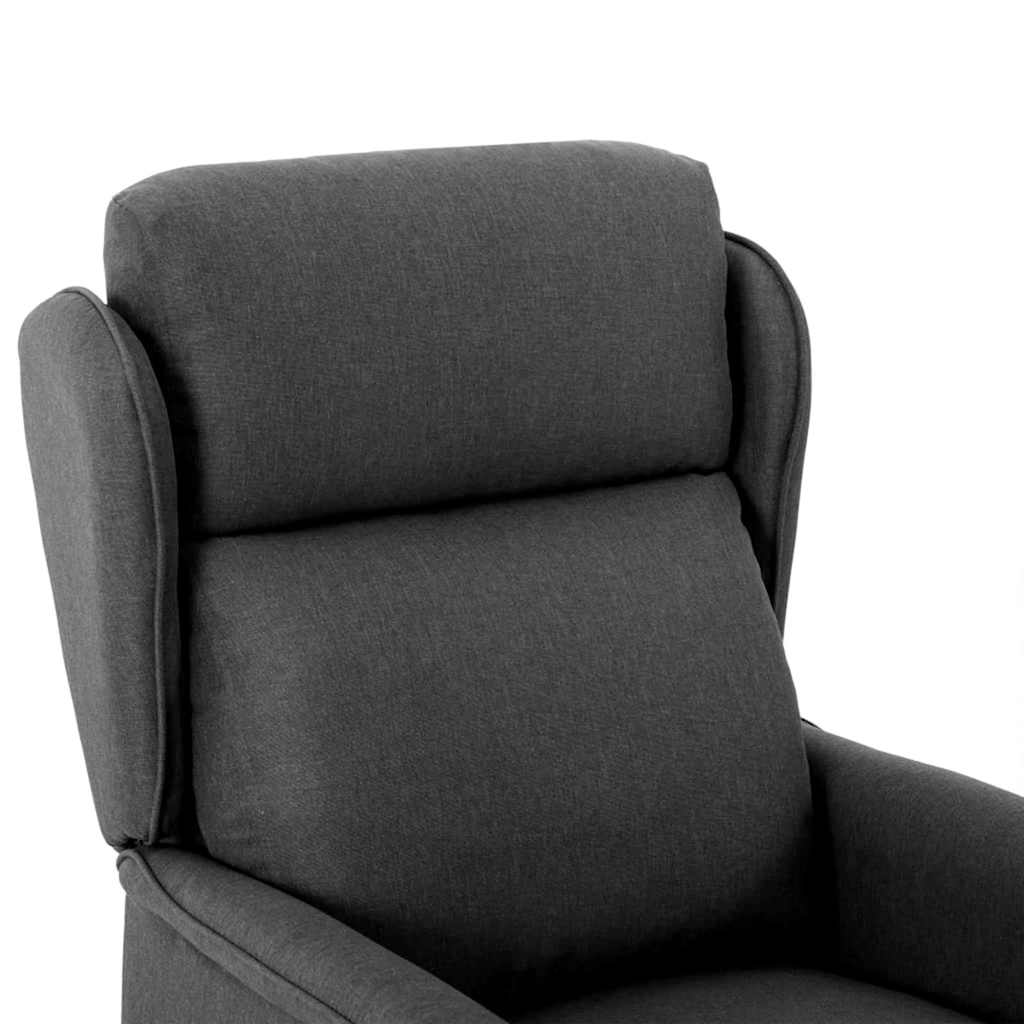 Fauteuil inclinable Gris foncé 67.5 x 93.5 x 101.5 cm tissu