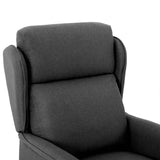 Fauteuil inclinable Gris foncé 67.5 x 93.5 x 101.5 cm tissu