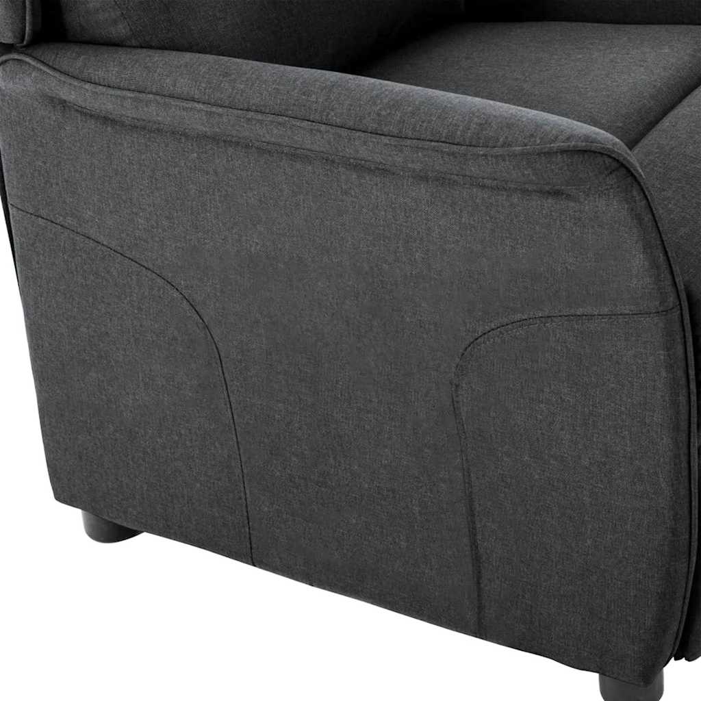 Fauteuil inclinable Gris foncé 67.5 x 93.5 x 101.5 cm tissu