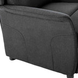 Fauteuil inclinable Gris foncé 67.5 x 93.5 x 101.5 cm tissu