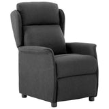 Fauteuil inclinable Gris foncé 67.5 x 93.5 x 101.5 cm tissu