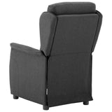 Fauteuil inclinable Gris foncé 67.5 x 93.5 x 101.5 cm tissu