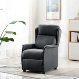 Fauteuil inclinable Gris foncé 67.5 x 93.5 x 101.5 cm tissu