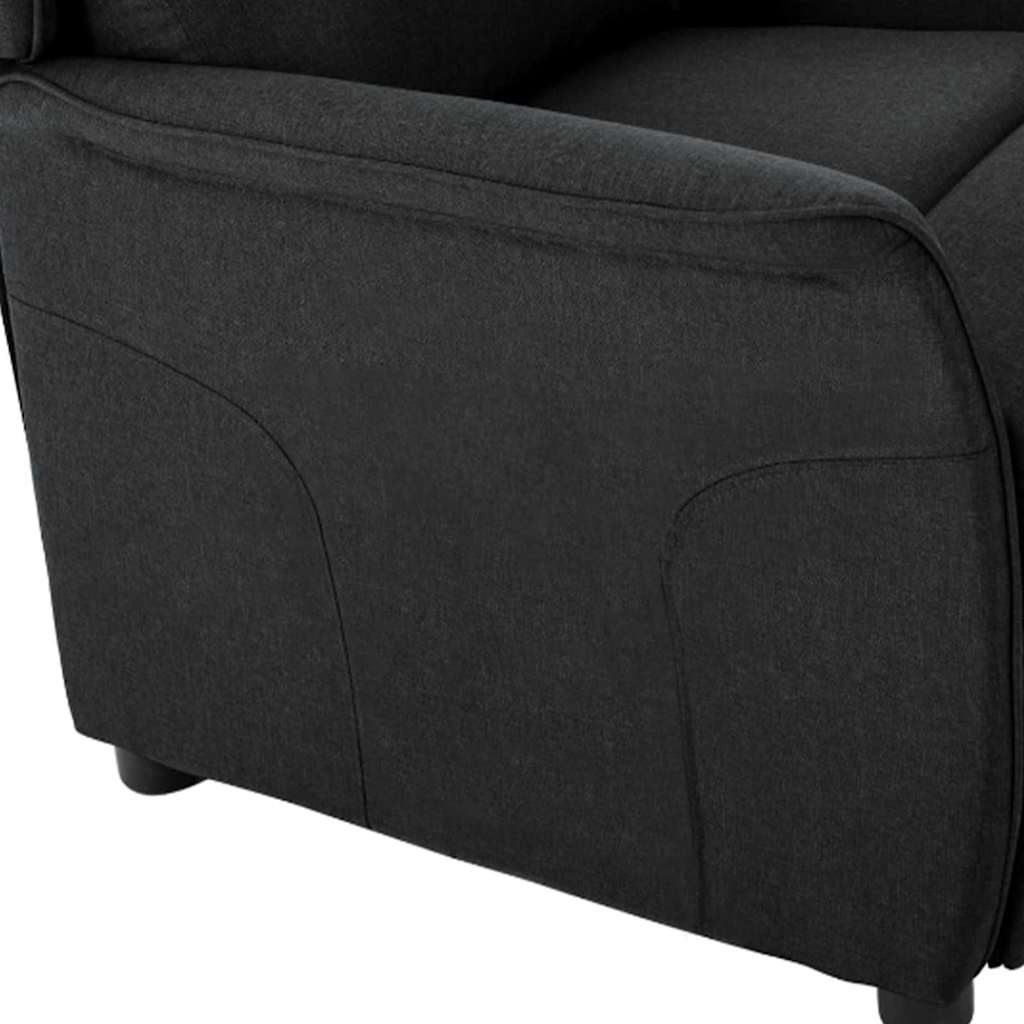 Fauteuil inclinable Noir 67.5 x 93.5 x 101.5 cm tissu
