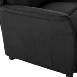 Fauteuil inclinable Noir 67.5 x 93.5 x 101.5 cm tissu