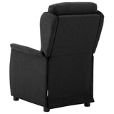 Fauteuil inclinable Noir 67.5 x 93.5 x 101.5 cm tissu