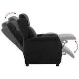 Fauteuil inclinable Noir 67.5 x 93.5 x 101.5 cm tissu