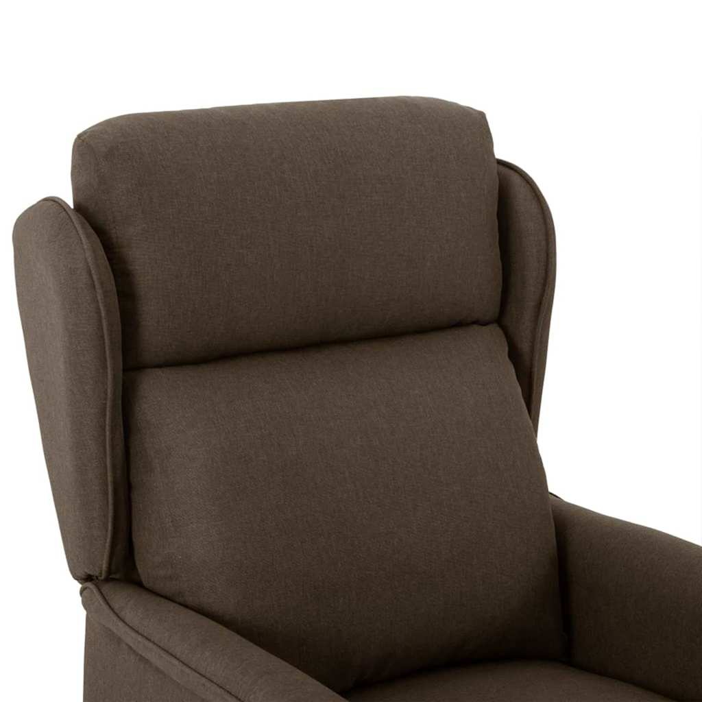 Fauteuil inclinable Marron 67.5 x 93.5 x 101.5 cm tissu