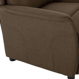 Fauteuil inclinable Marron 67.5 x 93.5 x 101.5 cm tissu