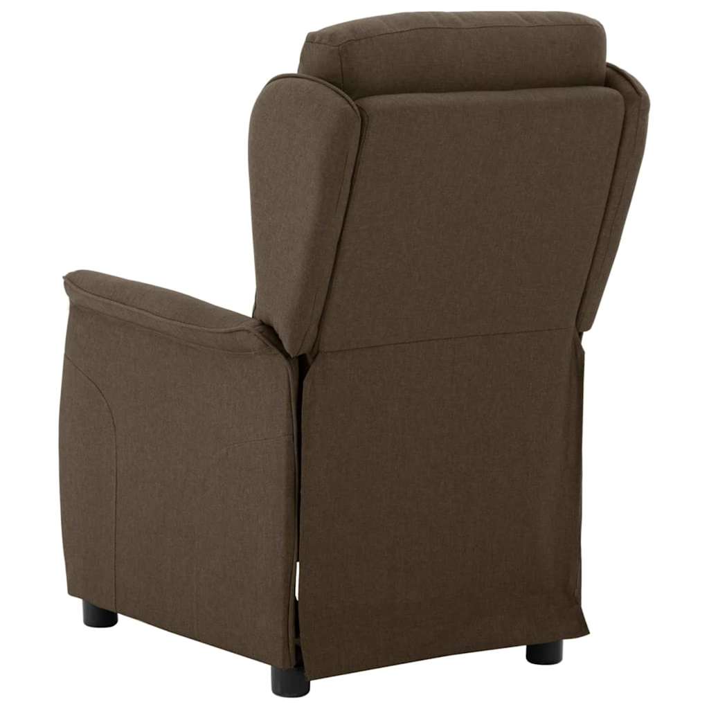 Fauteuil inclinable Marron 67.5 x 93.5 x 101.5 cm tissu