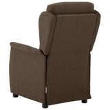Fauteuil inclinable Marron 67.5 x 93.5 x 101.5 cm tissu