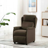 Fauteuil inclinable Marron 67.5 x 93.5 x 101.5 cm tissu