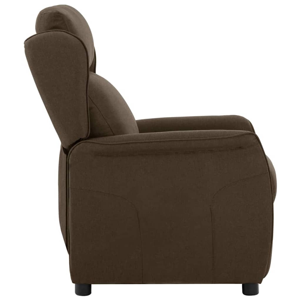 Fauteuil inclinable Marron 67.5 x 93.5 x 101.5 cm tissu