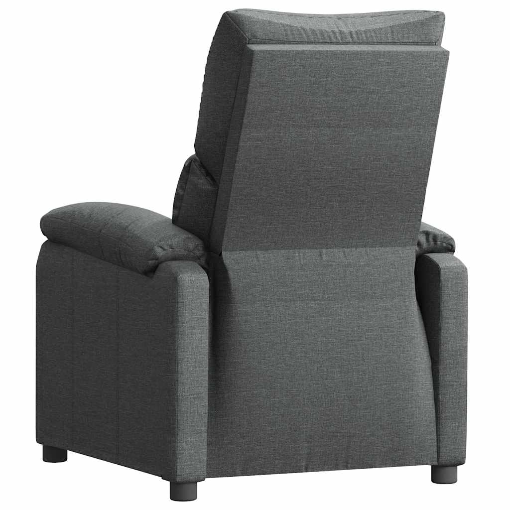 Fauteuil inclinable Gris foncé Tissu