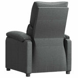 Fauteuil inclinable Gris foncé Tissu