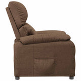 Fauteuil inclinable Marron Tissu