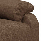 Fauteuil inclinable Marron Tissu