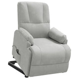 Fauteuil inclinable Gris clair Similicuir daim