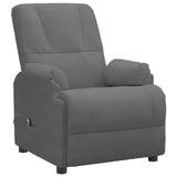 Fauteuil inclinable Gris foncé Similicuir daim