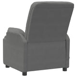 Fauteuil inclinable Gris foncé Similicuir daim