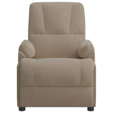 Fauteuil de massage taupe similicuir daim