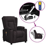 Fauteuil de massage Noir Similicuir