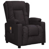 Fauteuil de massage Noir Similicuir