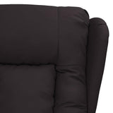 Fauteuil de massage Noir Similicuir
