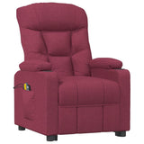 Fauteuil de massage Rouge bordeaux Tissu
