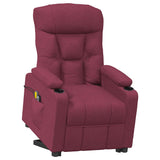 Fauteuil de massage Rouge bordeaux Tissu