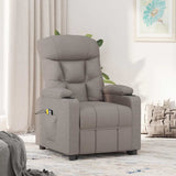 Fauteuil de massage Taupe Tissu