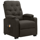 Fauteuil de massage Taupe Tissu