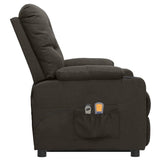 Fauteuil de massage Taupe Tissu