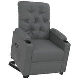 Fauteuil Gris Similicuir