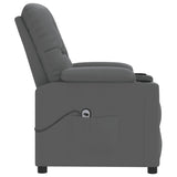 Fauteuil Gris Similicuir