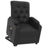 Fauteuil de massage Noir Similicuir