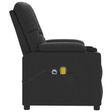 Fauteuil de massage Noir Similicuir