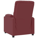 Fauteuil de massage Rouge bordeaux Similicuir