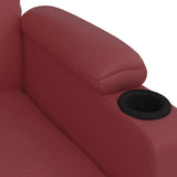Fauteuil de massage Rouge bordeaux Similicuir