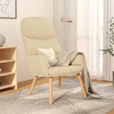 Chaise de relaxation Crème Tissu