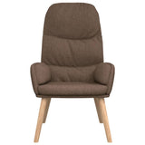 Chaise de relaxation Taupe Tissu