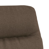 Chaise de relaxation Taupe Tissu