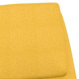 Chaise de relaxation Jaune moutarde Tissu