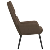 Chaise de relaxation Taupe Tissu