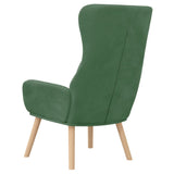 Chaise de relaxation Vert clair Velours