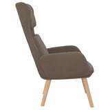 Chaise de relaxation Marron Velours